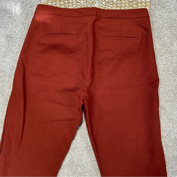 J. Crew Martie Wool Blend Pants Trouser Slim Fit Cropped in Copper Size 6 - Picture 7 of 16